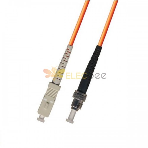Fabricantes de cabos de fibra óptica Multimode Simplex Cabo de fibra óptica 50/125 SC para ST 3M