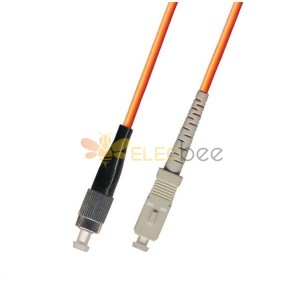 Ventas de cable de fibra óptica Multimode Simplex Fiber Optic Cable 50/125 FC a SC 3M