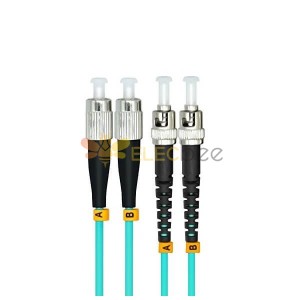 1 Çekirdek fiber optik kablo 3M FC ST Dubleks 50 125 10G OM3 Multimode