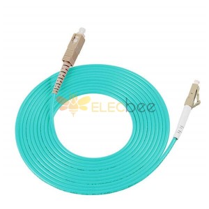 Jumper de cabo de fibra óptica de 6 fios 3M Simplex 50 125 multimodo 10GB OM3 SC para LC