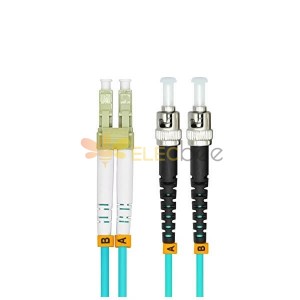 Fabricantes de montagem de cabo de fibra óptica 3M LC para ST Duplex 50 125 10G OM3 Multimode