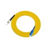 Câbles de saut en fibre 3Meter SC à ST Fiber Optic Cable Simplex OS2 Single-mode 9/125m