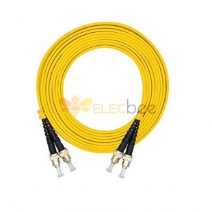 Fiber Optic Cable 4 Core 3Meter ST to ST Duplex 9/125μm OS2 Single-mode Jumper Optical Patch Cord