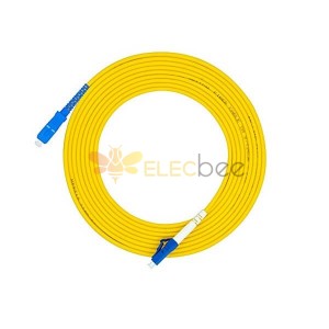 Fiber Optic Cable Connectors LC zu SC Jumper Optical Patch Cord Simplex OS2 Singlemode 9/125'm 3M
