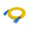 Extension du câble à fibre optique 3Meter SC à SC Duplex 9/125渭m OS2 Mono-mode Jumper Optical Patch Cord