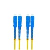 Extensión de cable de fibra óptica 3Meter SC a SC Duplex 9/125渭m OS2 Single-mode Jumper Optical Patch Cord