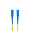 Cabo de fibra óptica para Ethernet SC para SC Jumper Optical Patch Cord Simplex OS2 Único modo 9/125μm 3M