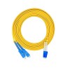 Fiber Optic Patch Cables 3Meter LC to SC Duplex 9/125μm OS2 Single-mode Fiber Optic Cable Jumper