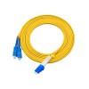 Câbles de patch optiques en fibre 3Meter LC à SC Duplex 9/125m OS2 Single-mode Fiber Optic Cable Jumper