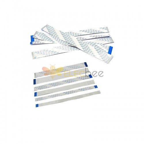 FFC cable 20pin Ribbon Cable 0.5mm Pitch Flexible Flat Electrical Cable 50mm Length