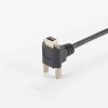 Firewire 9 Pin Male Cable 90° Right Angle with Screw Lock Entension Adapter 1 Meter