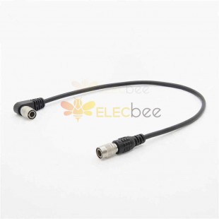 4-Pin Elecbee Right Angle Male to Straight Male Power Supply Cable 0.3M