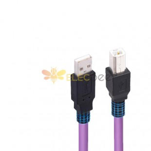 USB2.0 Male To Type B2.0 Male Industrial Camera Cable 2M