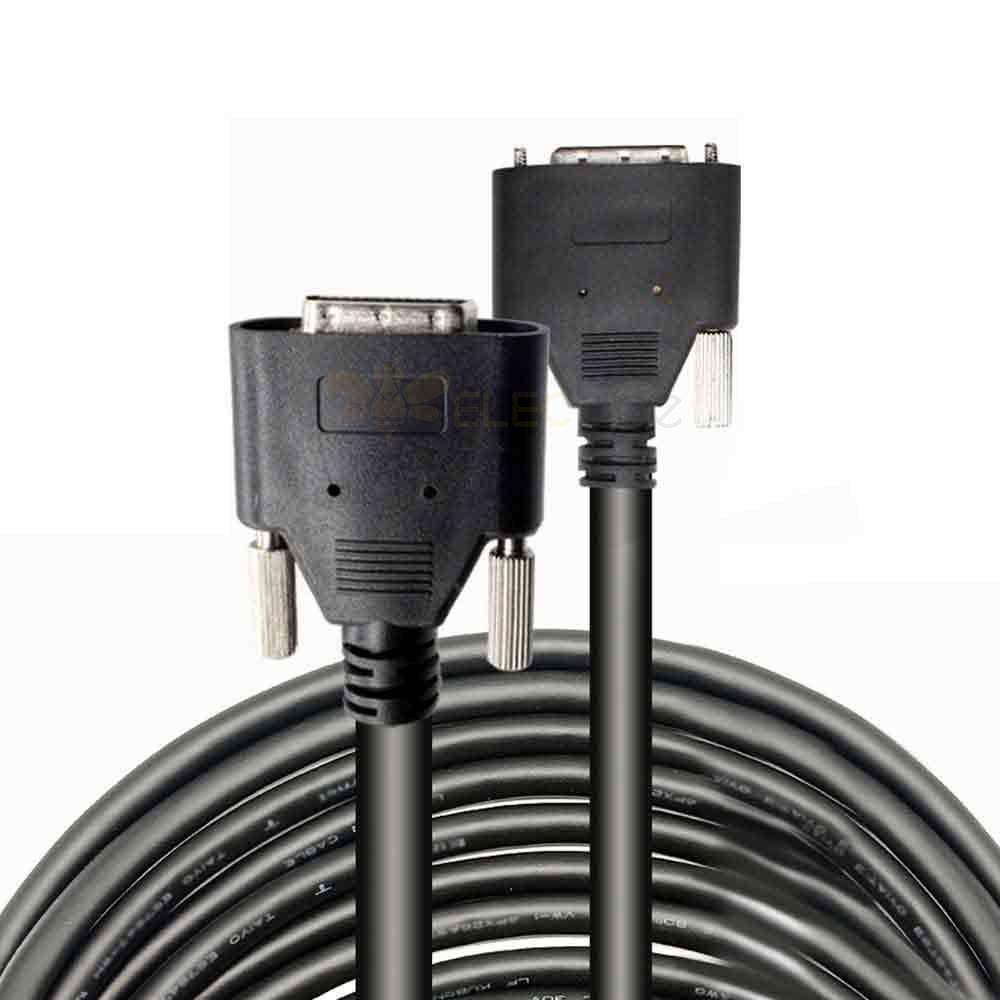 CameraLink线缆26Pin供电PoCL拖链MDR/MDR大转大工业相机数据电缆 5米