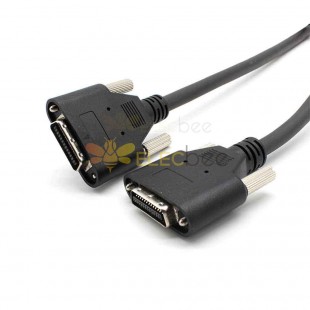 Güç Kaynağı CameraLink Kablosu - Endüstriyel Kamera Veri Aktarımı için 26P PoCL Sürükleme Zinciri MDR/ MDR - 5 Metre Uzunluk