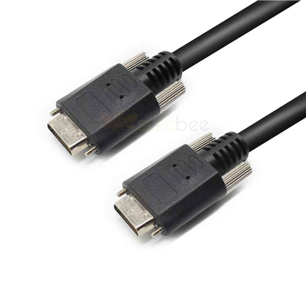 CameraLink Cable - High Flex 26P Cable for SDR/SDR with Screw Small Head in Drag Chain Applications - 2 Meter Length