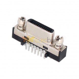 CameraLink Socket PCB Mount - Prise femelle SDR droite à 180 degrés - Compatible avec 12226-1150-00FR