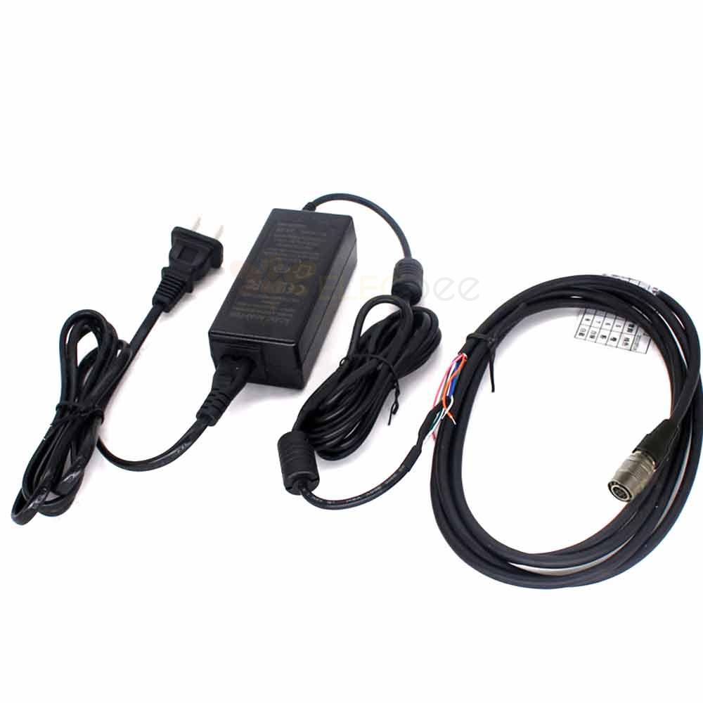 HR10A-7P-6S  6 Core Cable IO Trigger Cable and Power Adapter 1 Meter