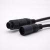 MINI DIN Connector Cable Straight 6 Pin Male To Female Snap Connection Injection Cable 28AWG PVC 300mm