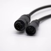 МИНИ-DIN соединительный кабель прямой 6-контактный мужчина к женскому защелкивающемуся кабелю для инъекций 28AWG PVC 300 мм