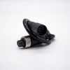 MINI DIN Electrical Connector Straight Female 6 Pin To GX12 4 Pin Snap Connection Cable PVC 300mm