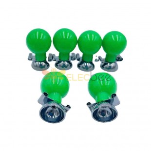 Ecg/Ekg Electrode Adult Suction Ball Common 6Pieces/Set Ag/Agci For 3Mm Din Plug 4Mm Banana Plug