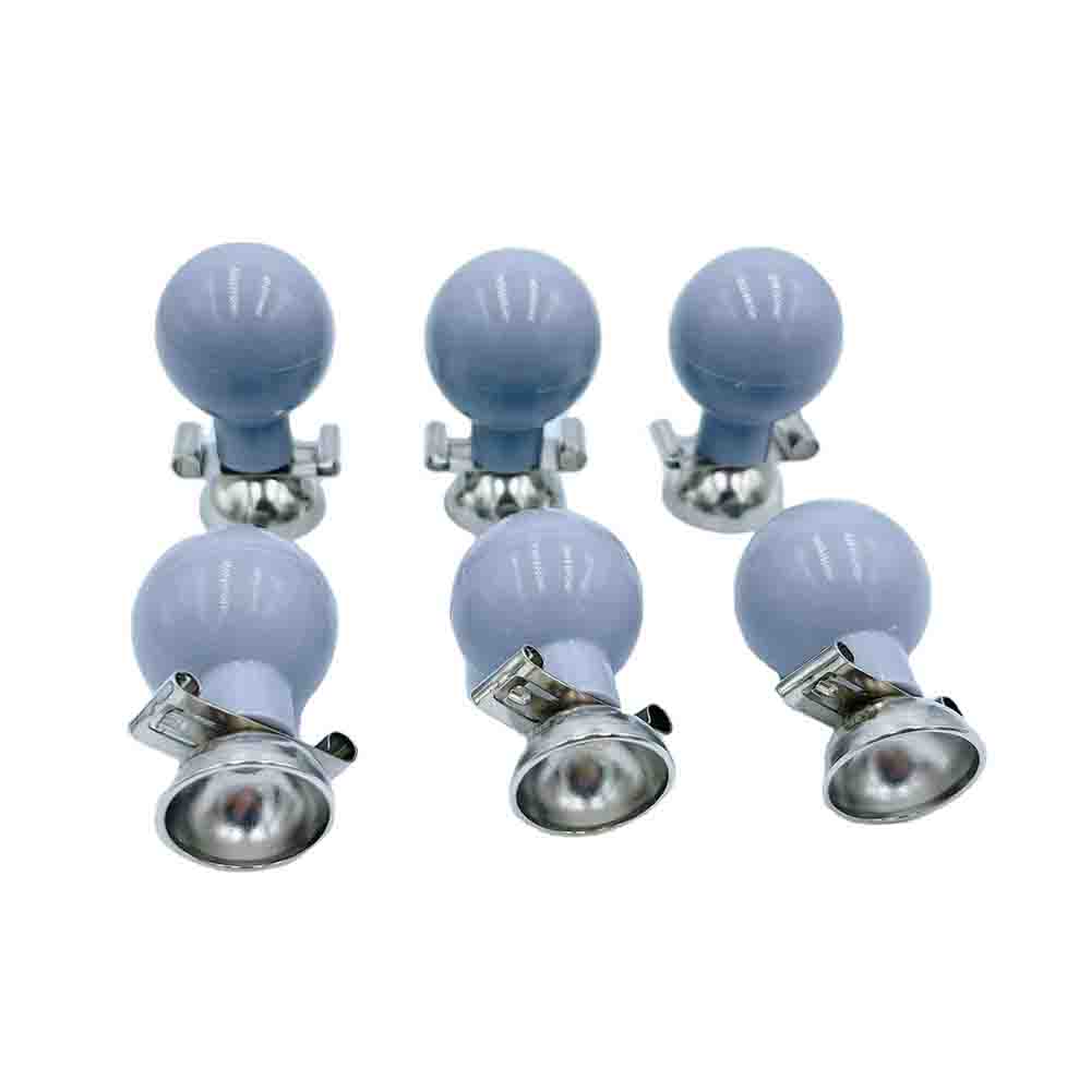 Nickel-Plated Patient-Monitor Ekg Suction Electrodes Medical Accessories Hospital Use Ecg Suction Chest Ball