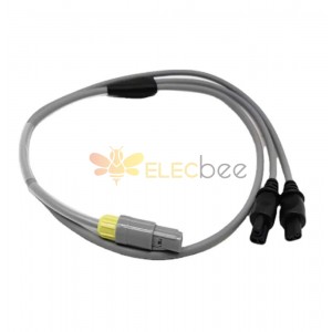 Cable compatible de TPU del adaptador del cable del calentador de Fisher & Paykel 900MR805 4pin 80 Degree