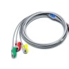 11-poliges einteiliges 3-Kabel für EKG-Clip, EKG-Kabel, kompatibel mit Nihon Kohden