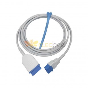 Compatible GE Datex Ohmeda 11 pin spo2 sensor  extension cable
