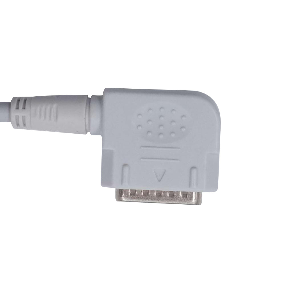 Cable Kenz compatible de ECG de 10 derivaciones/cable EKG a presión IEC Kenz cable de ECG de 12 derivaciones