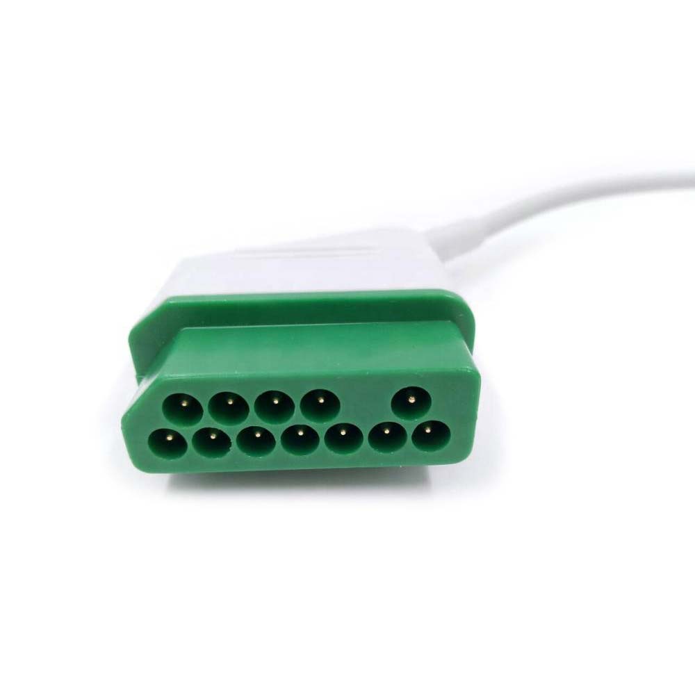 Cable compatible del ecg de la ventaja de Nihon Kohden del paciente de Mindray