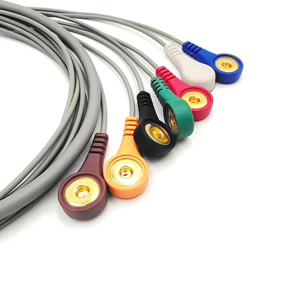 Tipo instantâneo padrão dos Leadwires do cabo DMS 7 de Holter ECG do IEC