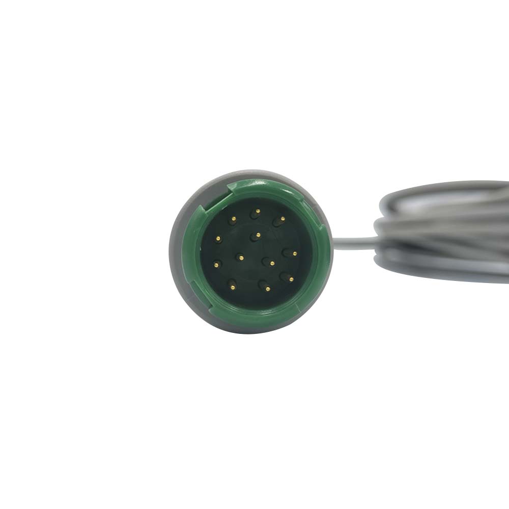 Медицинские аксессуары, 12-контактный совместимый зажим для кабеля ЭКГ с прямым подключением для ветеринарии