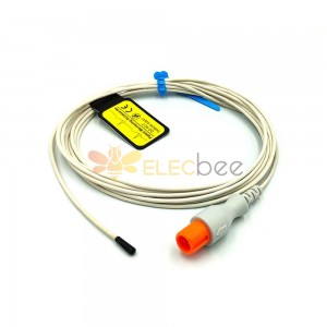 Medical temperature probe rectal temperature probe