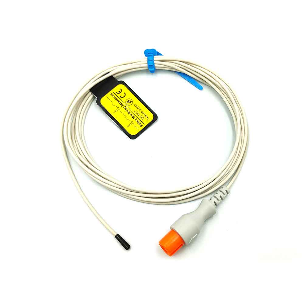 Medical temperature probe rectal temperature probe