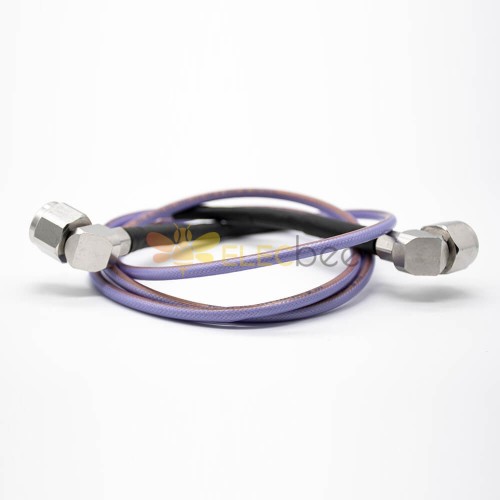 N TIPO Masculino para O Aço Inoxidável Masculino ângulo direito componentes de teste de cabo de microondas 1M