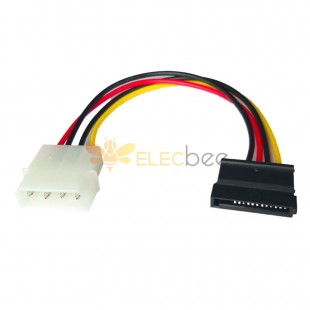 Câble d'alimentation PCI-E SATA mâle à 8 broches (6 + 2), 20cm, 15 broches, câble SATA 15P à 8P