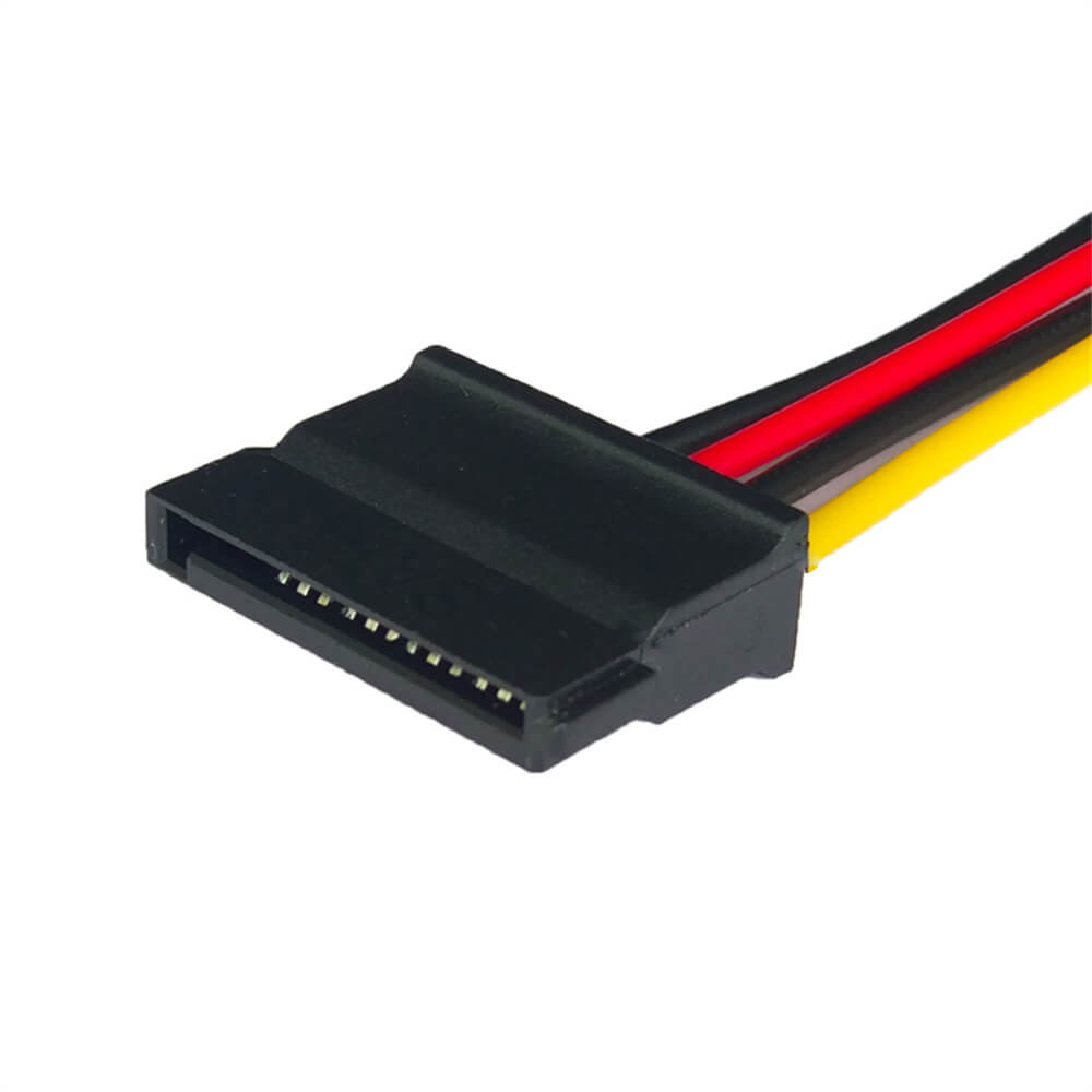 20cm 15 Pin SATA Male To 8 Pin(6+2) PCI-E Power Supply Cable SATA Cable 15P To 8P Cable