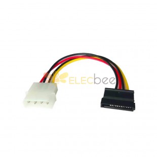 4 Pin To 15 Pin Power Cable Molxe IDE To Serial ATA Power Adapter Hard Disk Sata To Esata SSD Cable