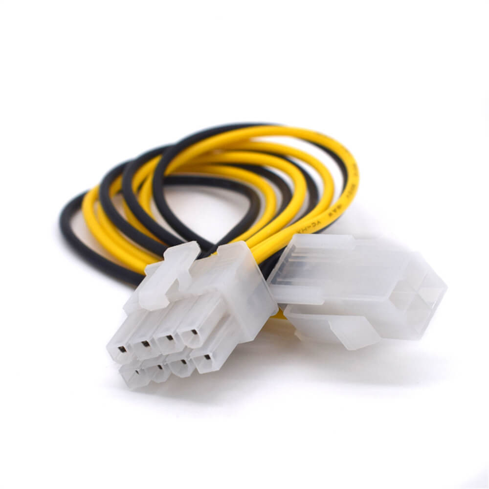 ЦП Atx 4-контактный штекер на 8-контактный гнездовой адаптер шнура Eps, кабель питания