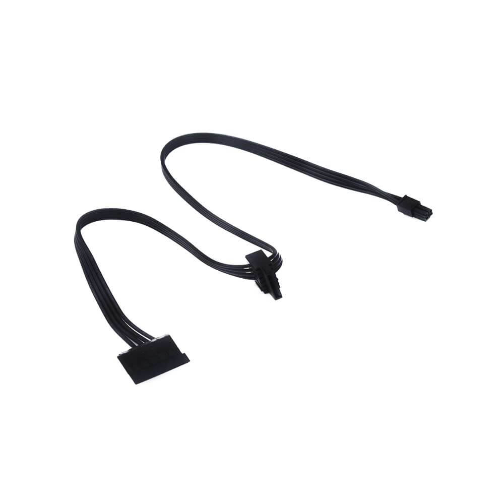 Câble d\'alimentation mini 4 broches vers SATA HDD – Fournit l\'alimentation au SSD et aux deux disques durs, design compact