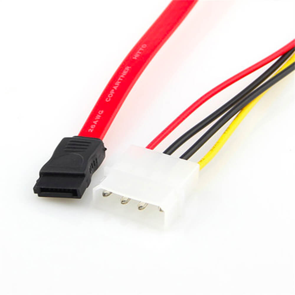 SATA 7 + 15-контактный 22-контактный к SATA 7-контактный + 4-контактный кабель для передачи данных жесткого диска Кабель питания Ide