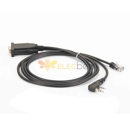 RS232 Serial to RJ12 Programming Cable Extension Extended Reach for Device Programming 3 Meter