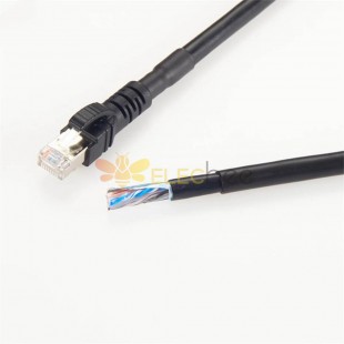8P8C RJ45 Câble Ethernet extérieur en vrac mâle 1 mètre