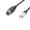 RJ45 Male Straight To 8 Pin Din Male Cable 1M
