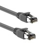 Cat 8-Ethernet-Kabel, RJ45, abgeschirmtes Sftp-Internet-Netzwerk-Patchkabel, robuste Hochgeschwindigkeits-LAN-Kabel