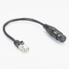 Adaptateur de câble mâle Dmx Xlr 5 broches femelle à RJ45 pour éclairage LED décodeurs Dmx512 0.1 mètre