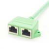 Dp To Dual RJ45 Panel Mount 2 Port Adapter Cable