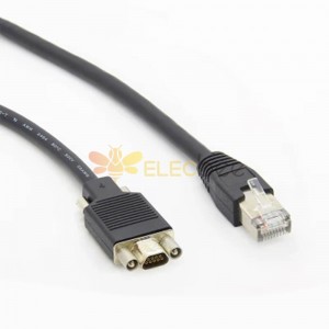 Micro DB9 Male To RJ12 Male Sps Serial Cable 1M